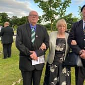 Worksop branch Royal British Legion officers, vice-chair coun Sybil Fielding, secretary Grant Cullen, and Tim Lewis