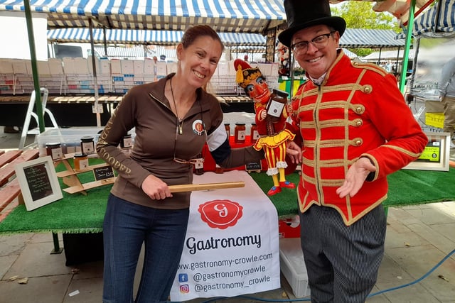 Mr Punch meets Nicola from Gastronomy.