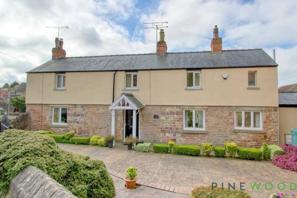 This beautiful, three-bedroom home on High Street, Whitwell dates back to the 1800s. Offers in the region of £725,000 are invited by Clowne-based estate agents Pinewood Properties.
