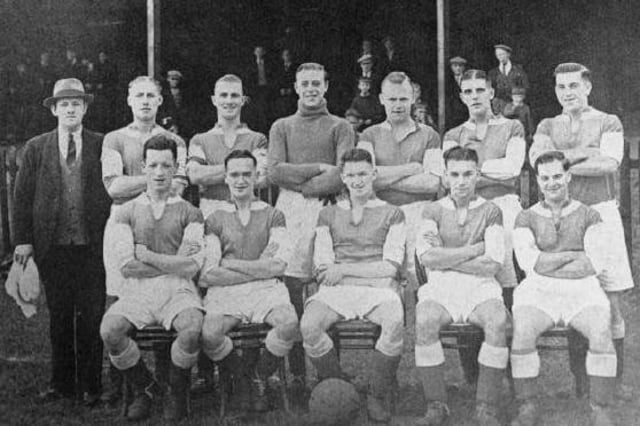 The 1938/39 Worksop Town team.