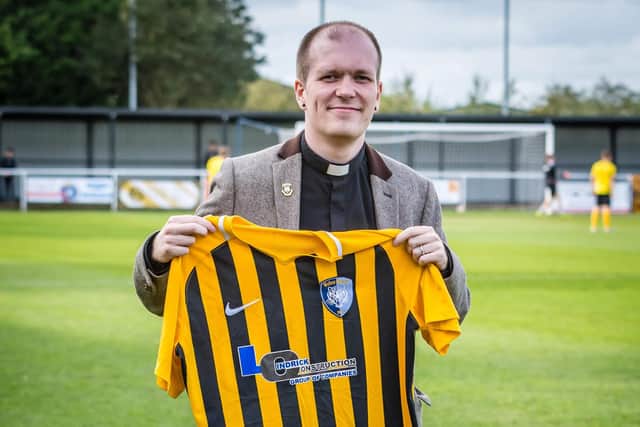 Alex Shiells, Worksop Town FC's club chaplain