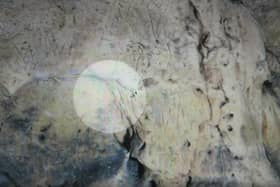 Markings on the walls of Creswell Crags' Witch Cave (pic: Creswell Crags/Sheffield Hallam University)