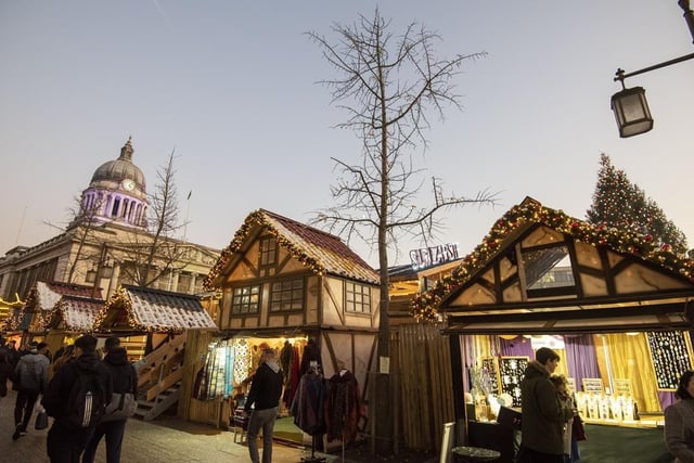 Nottingham's Christmas Market is always worth a visit, giving you the chance to do some festive shopping and soak up the Yuletide atmosphere. So regulars will be delighted to know that it opens on the city's Old Market Square next Tuesday and runs until New Year's Eve. Traditional chalet-style stalls offer a choice of gifts, crafts and speciality food, while The Wheel Of Nottingham enables you to see the sights from on high.