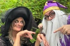 Witches and Wizards battle it out at the Tropical Butterfly House.