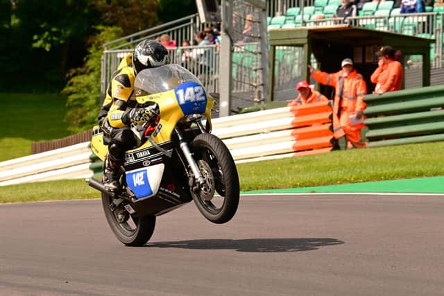 John Bolsover is action at Cadwell Park.