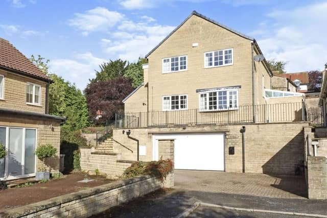 Steps lead to the entrance at this four-bedroom, detached family home at The Greenway in Whitwell, near Worksop. Estate agents William H.Brown are inviting offers in excess of £450,000 for the property.