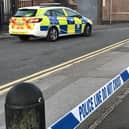 Whitehouses Road in Retford has been shut after a man died in a car and motorbike crash earlier today.