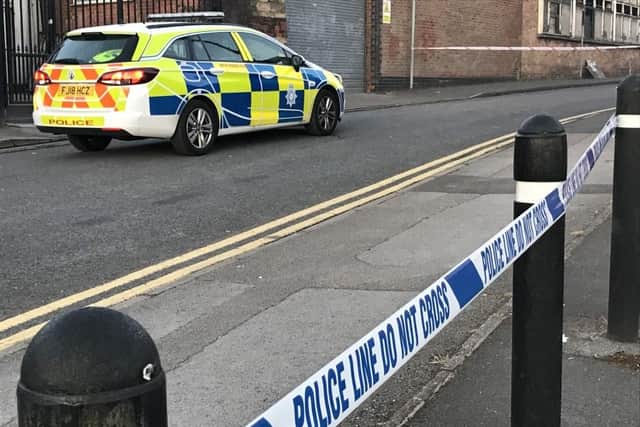 Whitehouses Road in Retford has been shut after a man died in a car and motorbike crash earlier today.
