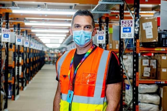 Amazon Chesterfield site leader David Benfell says his team has been 'fantastic' during the pandemic.