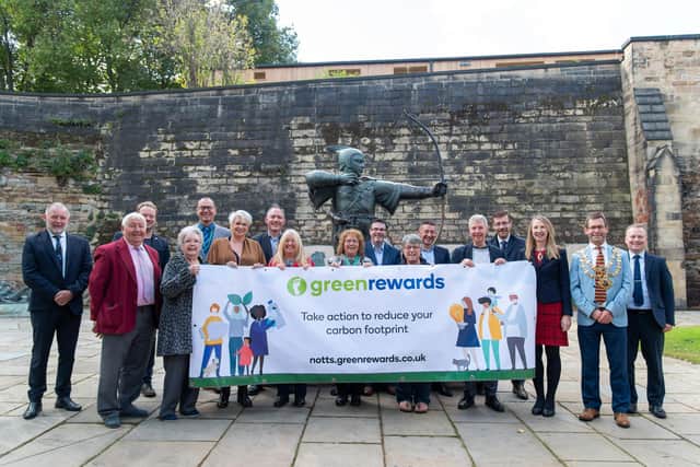Partners from councils and universities across Nottinghamshire have joined forces for Green Rewards.