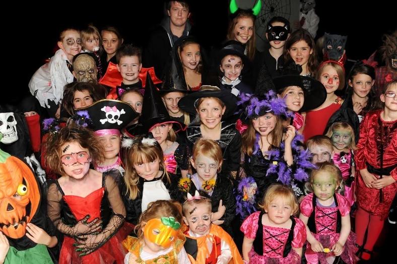Reporter Andy Trendell had the tough job of judging the best costume competition at the Old Blue Bell on Park Street. Pictured here with some of the fantastic entrants.