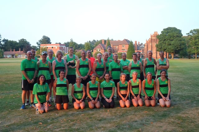 The Worksop Harriers squad for a Summer League race. Were you part of this team?