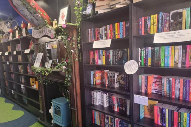 Inside the award-winning Wonderland Bookshop.