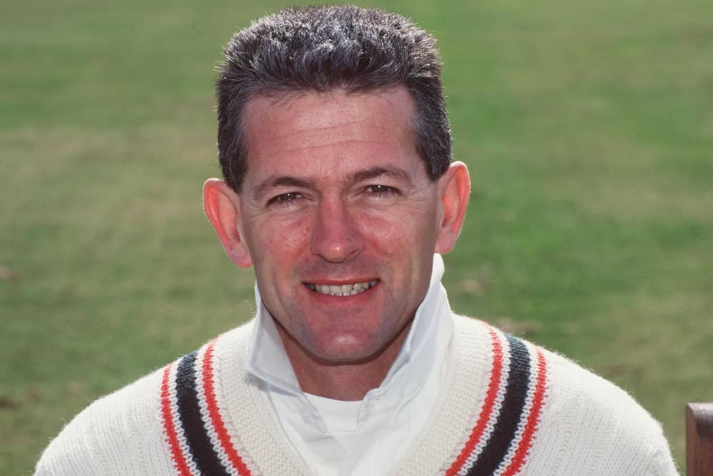 1996: A portrait of Nigel Briers of Leicestershire during the Leicestershire photo-call Mandatory Credit: Ross Kinnaird/ALLSPORT
