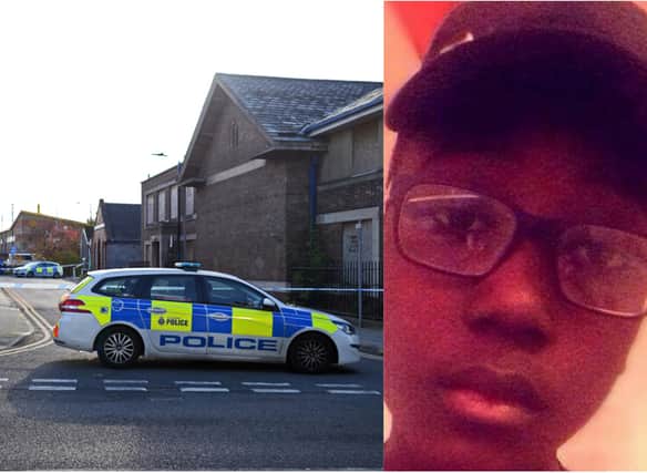 Streets have been sealed off following the death of a teenager, named locally as Joe Sarpong.