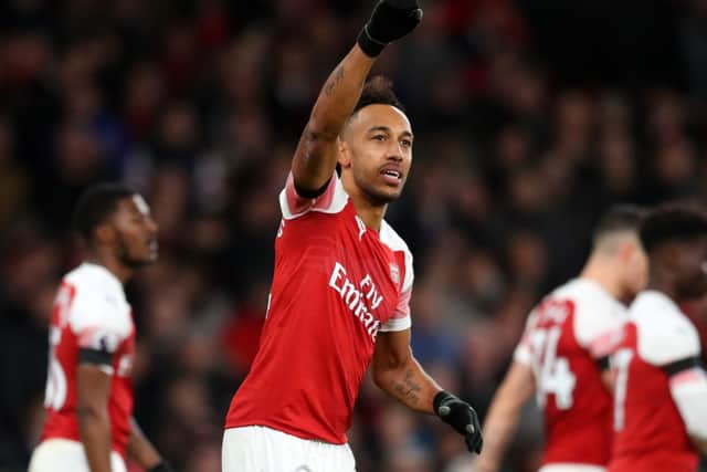 The Gunners have Pierre-Emerick Aubameyang as their top scorer with 15.