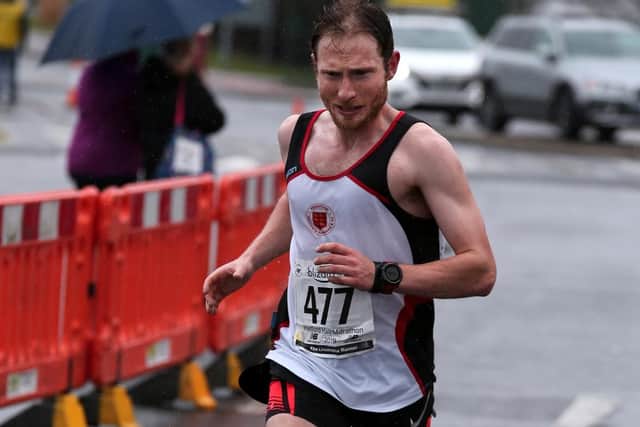 Second home in the half marathon.