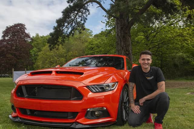 Nick Briton of Yumcars Ltd with his Mustang