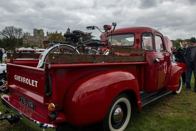 Motorcycles were also on display