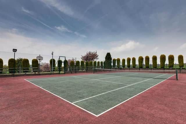 Or practice your forehand on your own centre court.