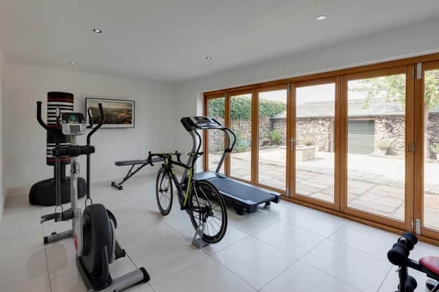 Enjoy a good workout in the privacy of your own home gym