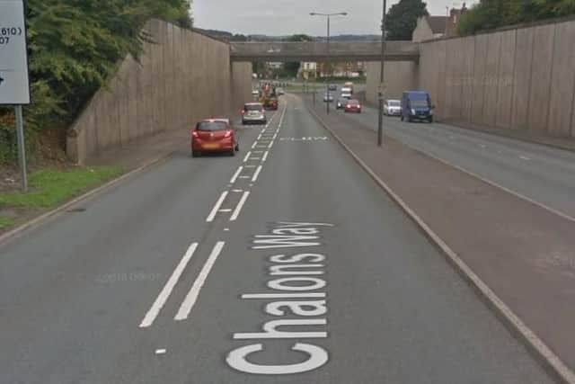 Lane closure on A6007 Chalons Way dual carriageway, Ilkeston, by Derbyshire County Council. Delays likely until December 1, 2019.