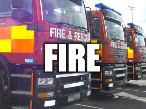 Firefighters from three stations attended the fire