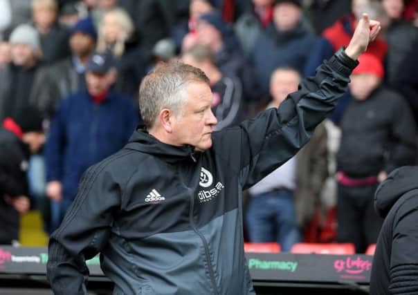 Chris Wilder is delighted with his goalkeeping department: Simon Bellis/Sportimage