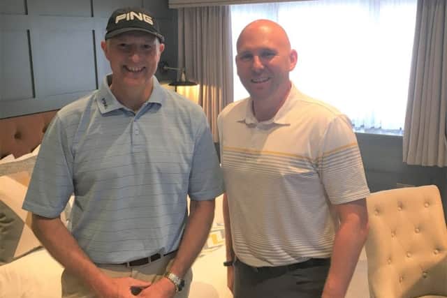Steve Gelder and Ian Smith inside the new hotel