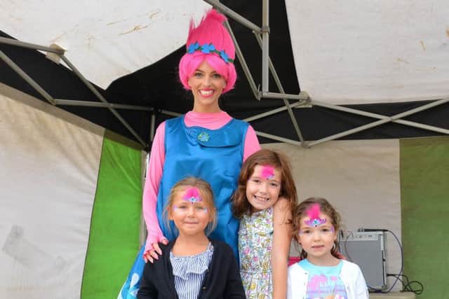 Poppy Troll visited Marshall's Yard