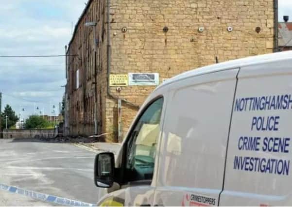 Nottinghamshire police launched an investigation at Bourne Avenue, in Kirkby-in-Ashfield, after a derelict building fire.