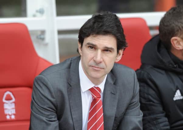 IN PICTURE: Forest manager Aitor Karanka
STORY: SPORT LEAD: Nottingham Forest v Derby County.  Sky Bet Championship match at The City Ground, Nottingham.  Sunday 11th March 2018.