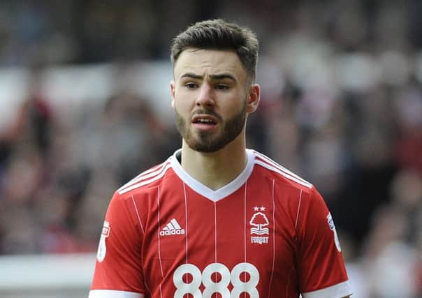 Ben Brereton pictured playing for Forest last season