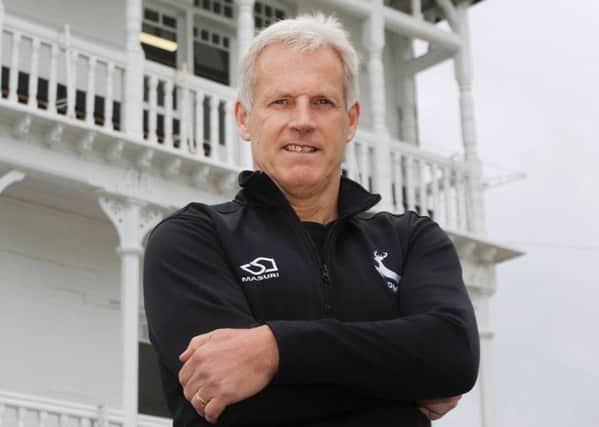 Head coach Peter Moores, who says Notts have had highs and lows this season but prefers to take the last 18 months as a whole package.
