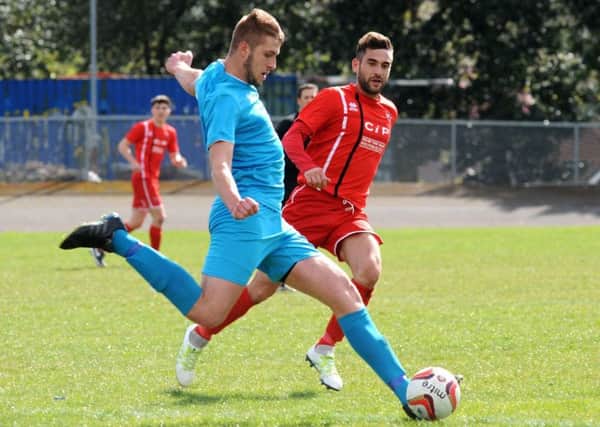 Action from Saturday's game against AFC Mansfield and Clipstone.