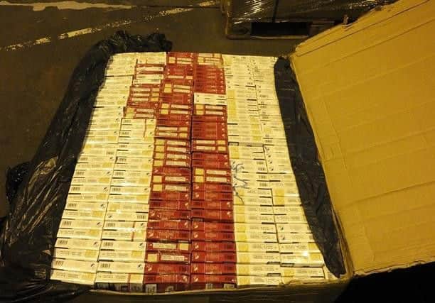 The cigarettes seized by HM Revenue and Customs.
