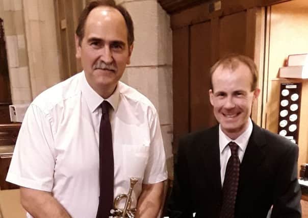 Matthew Pitts (left) and David Tonkin played the first concert of the new season for Tickhill Music Society