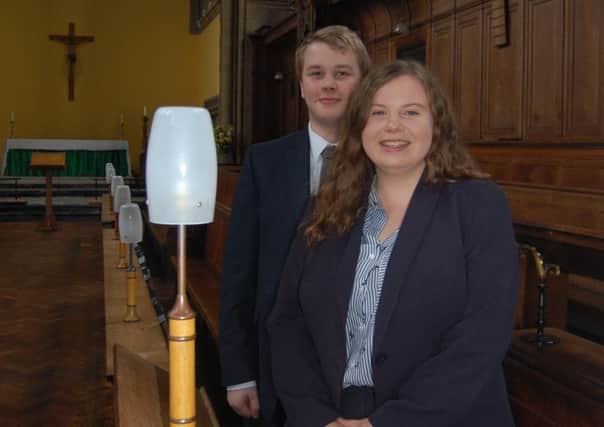 Worksop College singers Emily Zehetmayr and Ruben Dales are joining The Rodolfus Choir