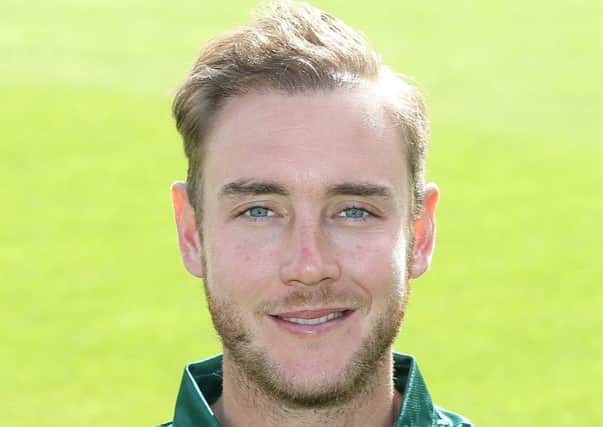 Stuart Broad, who has been praised for his attitude after being left out of the England team. (PHOTO BY: Mark Fear Photography)