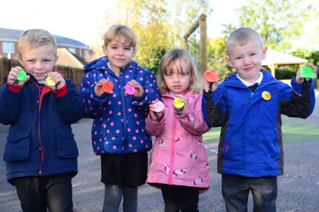 Barratt Homes North Midlands, which supported the campaign by donating 100 hi-visibility bag tags
