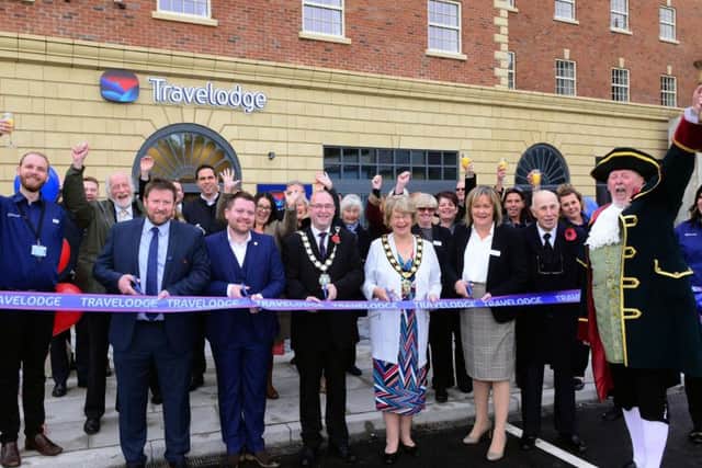 Celebrations as Gainsborough's new Travelodge is officially opened