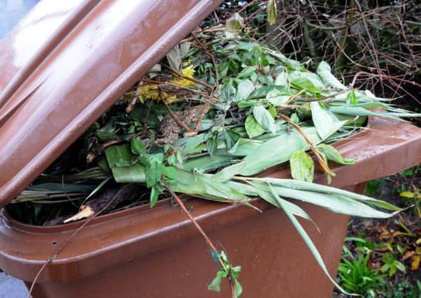 Garden waste collections will resume next March.