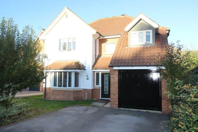 This four-bedroom property is on Harley Close in Worksop
