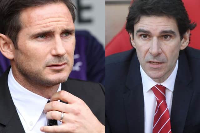 Frank Lampard and Aitor Karanka go head-to-head at Pride Park.