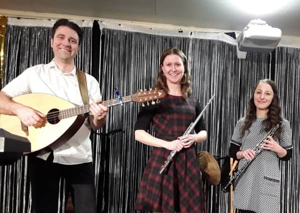 Green Matthews and Jude Rees presented a folk rock version of A Christmas Carol in Tickhill