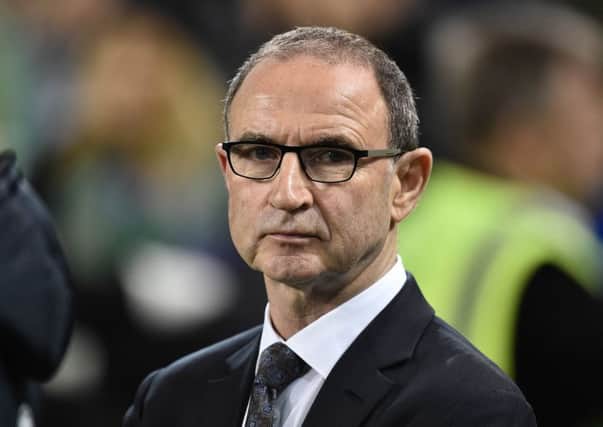 DUBLIN, IRELAND - NOVEMBER 15: Republic of Ireland manager Martin O'Neill looks on during the International friendly football game between the Republic of Ireland and Northern Ireland at Aviva Stadium on November 15, 2018 in Dublin, Ireland. (Photo by Charles McQuillan/Getty Images)