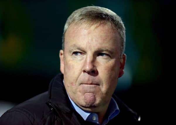 PORTSMOUTH, ENGLAND - NOVEMBER 13:  Kenny Jackett, manager of Portsmouth looks on during the Checkatrade Trophy match between Portsmouth and Tottenham Hotspur U21 at Fratton Park on November 13, 2018 in Portsmouth, England.  (Photo by Jordan Mansfield/Getty Images)