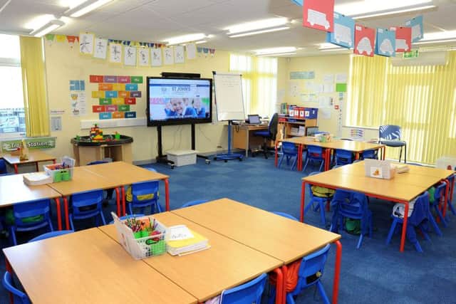 The new class year one classroom.