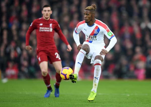 Wilfried Zaha could be set for a move to Germany. (Photo by Laurence Griffiths/Getty Images)