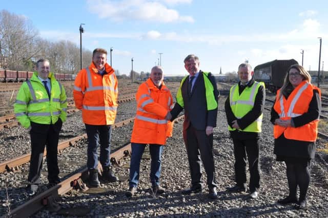Paul Evans, Director Butler Evans Risk & Insurance, Phil Webster, Rail Consultant, Harry Needle, Managing Director HNRC, Cllr David Pidwell, Bassetlaw DC, David Armiger, Director of Regeneration and Neighbourhoods BDC, Charlotte (HSBC)